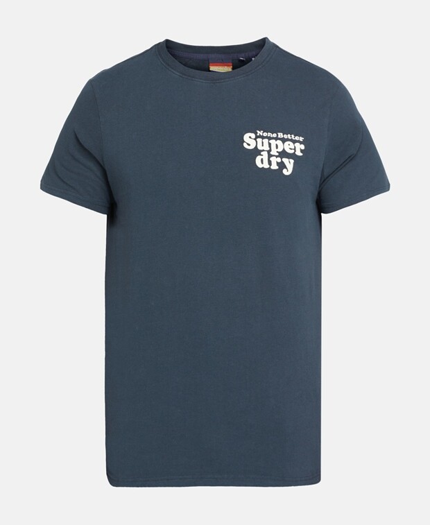 

Футболка Superdry, темно-синий
