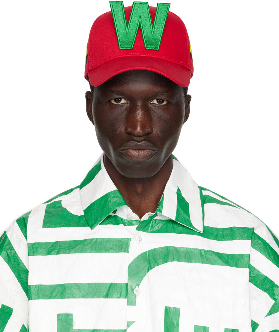 

Красная шапка кролика Walter Van Beirendonck