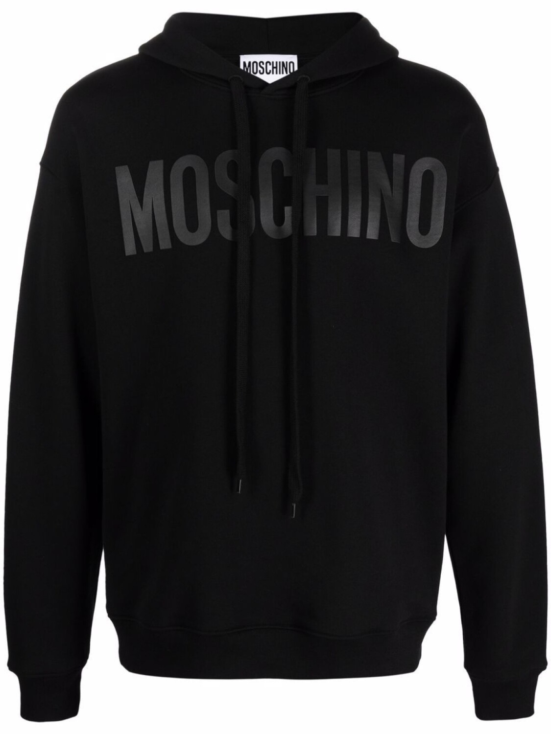 

Moschino худи с логотипом, черный