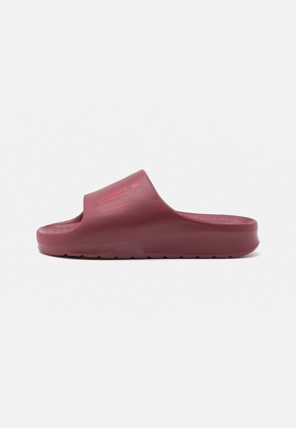 

Мюли Lacoste SERVE SLIDE, бордовый/оранжевый