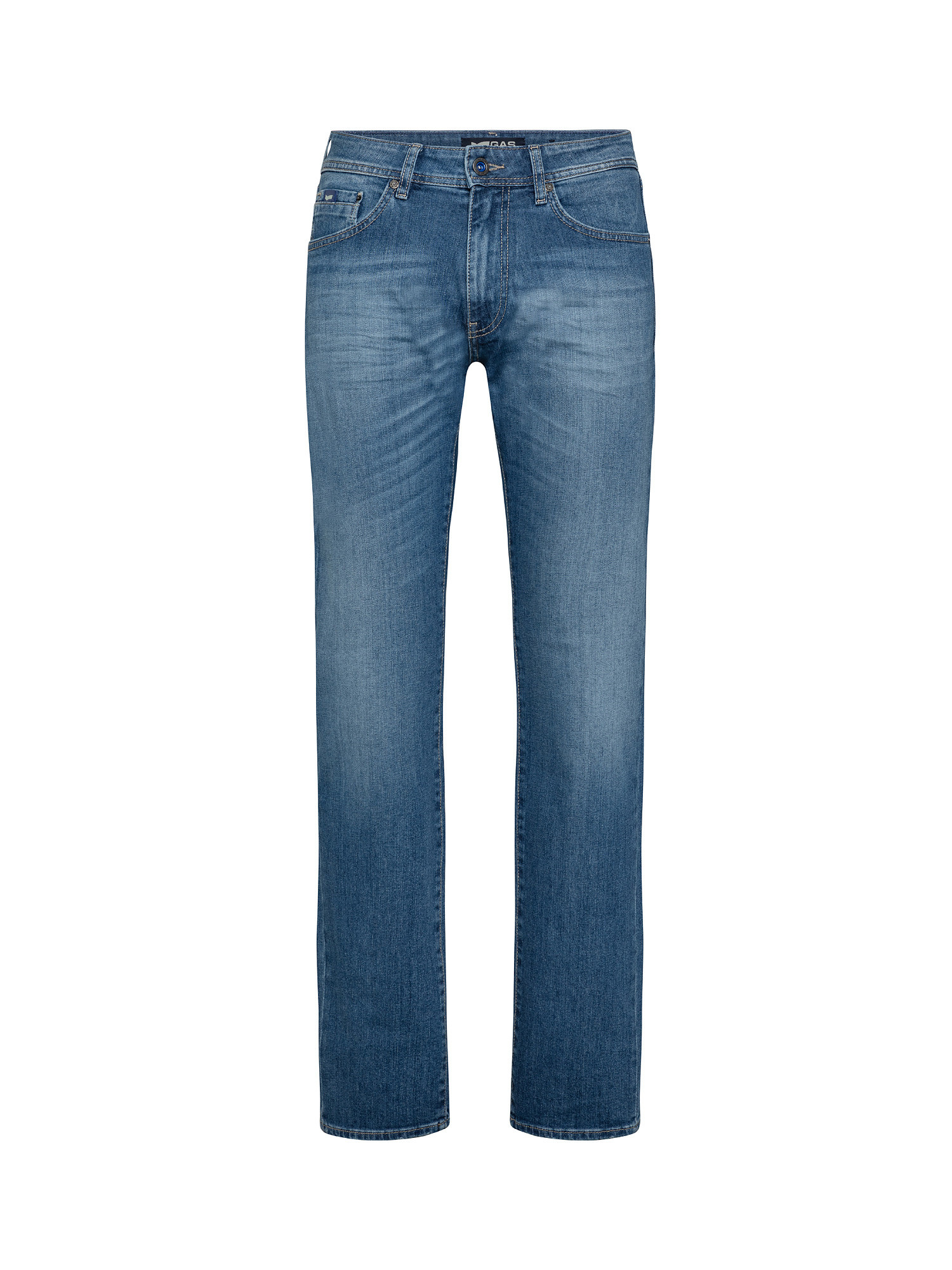 цена Обычные эластичные джинсы Gas, синий