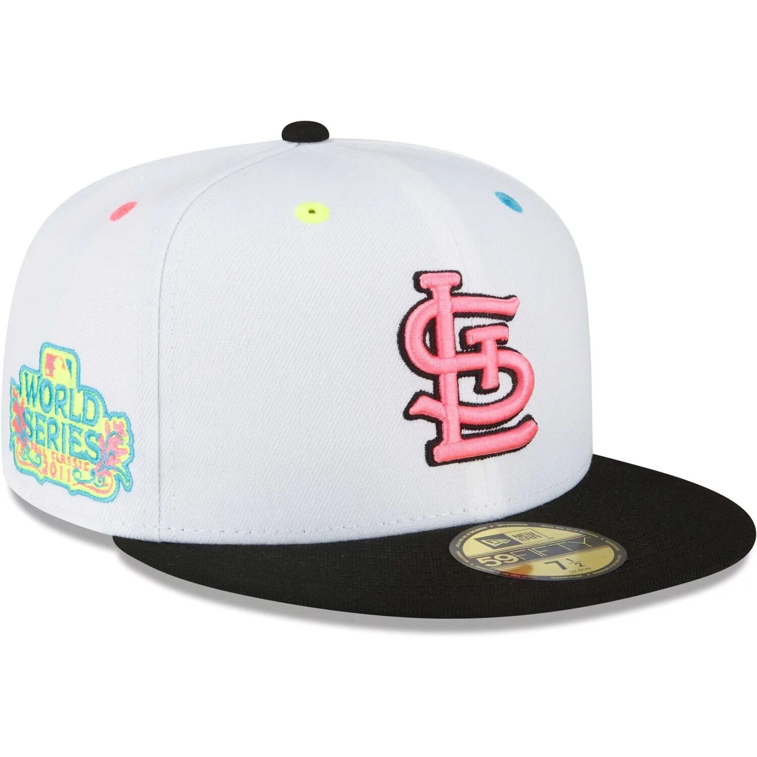 

Мужская приталенная шляпа New Era White St. Louis Cardinals Neon Eye 59FIFTY