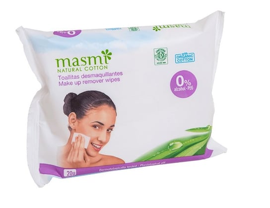 Влажные салфетки для снятия макияжа MASMI 20 шт. цена и фото