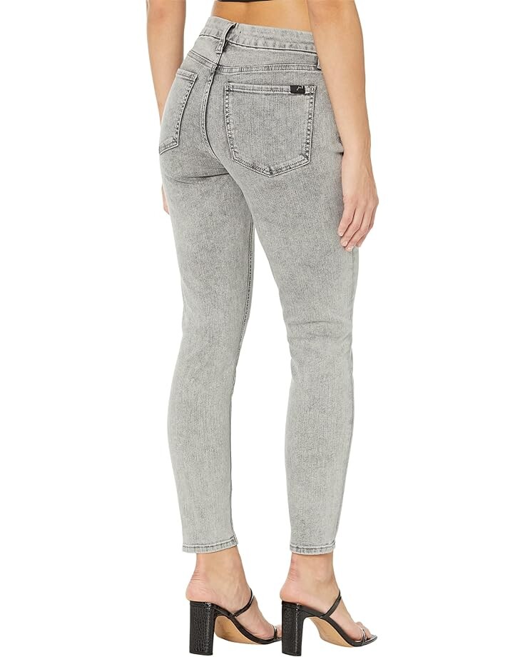 

Джинсы JEN7 Ankle Skinny in Stonewash Grey, цвет Stonewash Grey