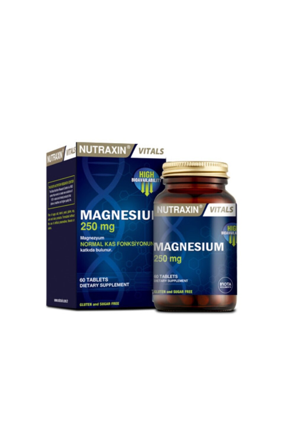 

Nutraxin Цитрат магния Vitals 250 мг 60 таблеток