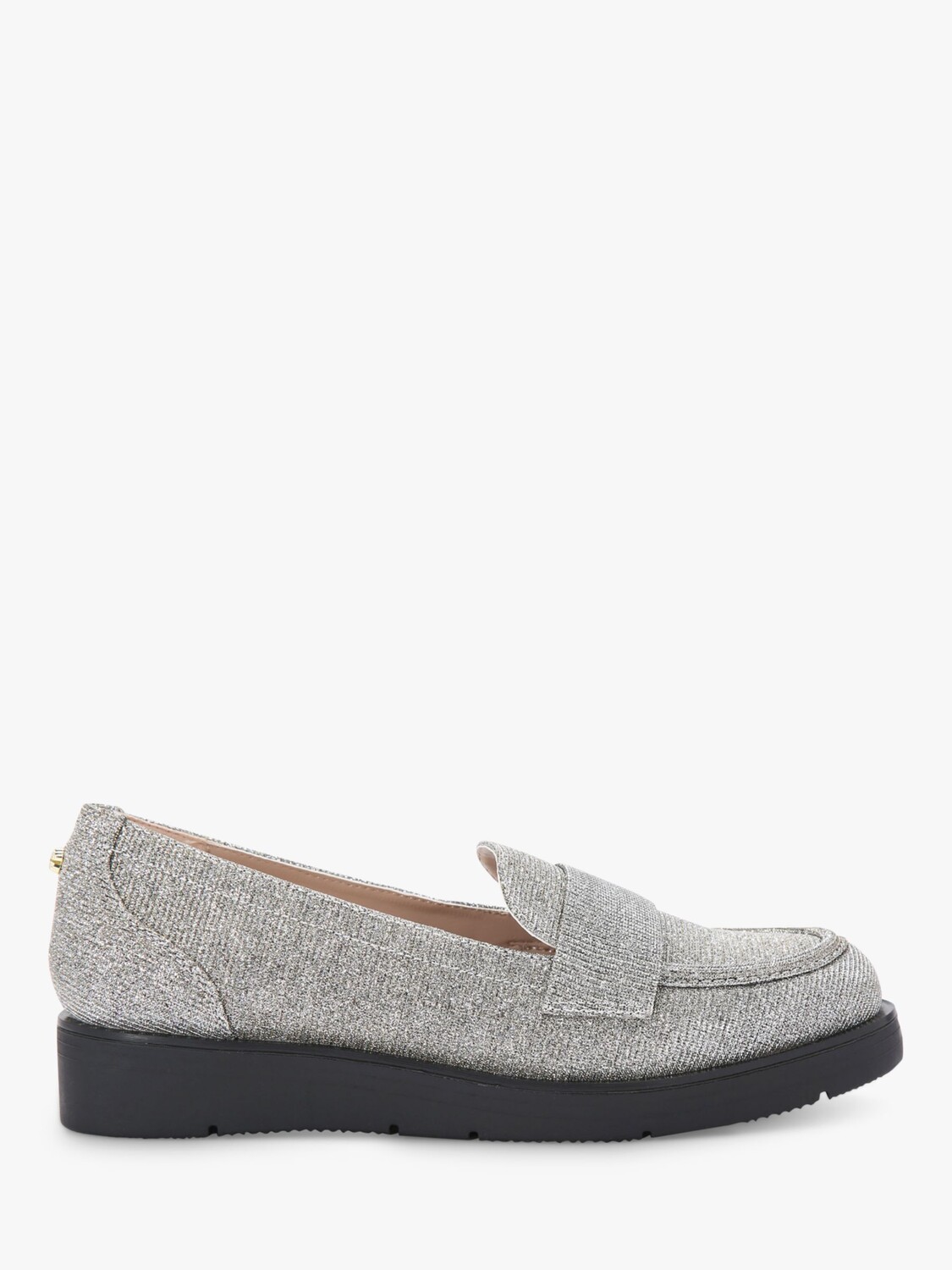 

Мокасины без шнуровки из ткани с блестками Sky Carvela, золотой