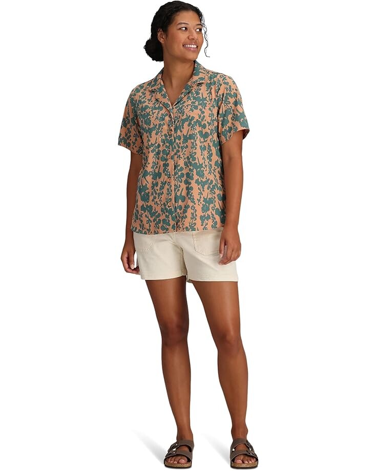 

Рубашка Royal Robbins Spotless Evolution Meadow, цвет Cork Alamere Print