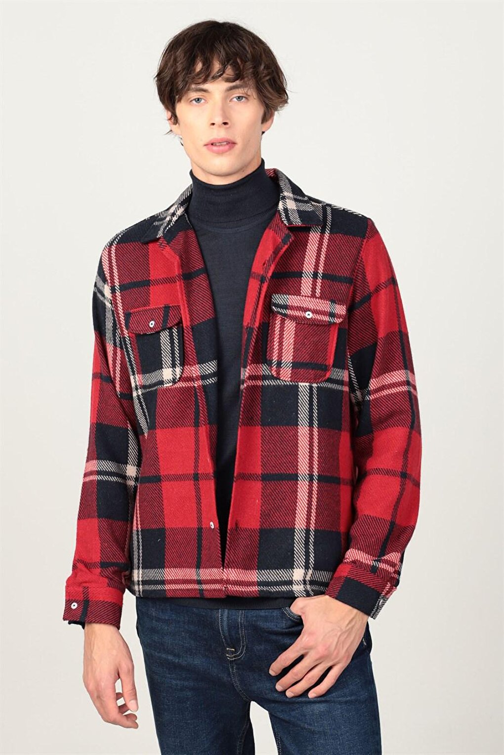 Зимняя мужская красочная рубашка Slim Fit Lumberjack TUDORS цена и фото