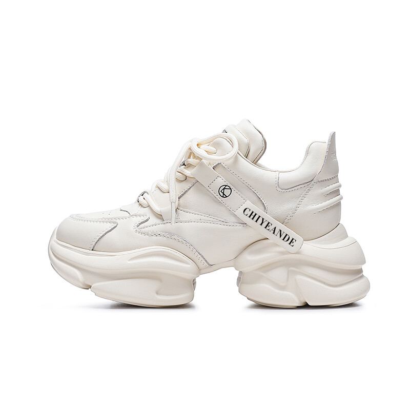 

Кроссовки CHIYEANDE Chunky Sneakers Women's Low-top, цвет Off-white single li