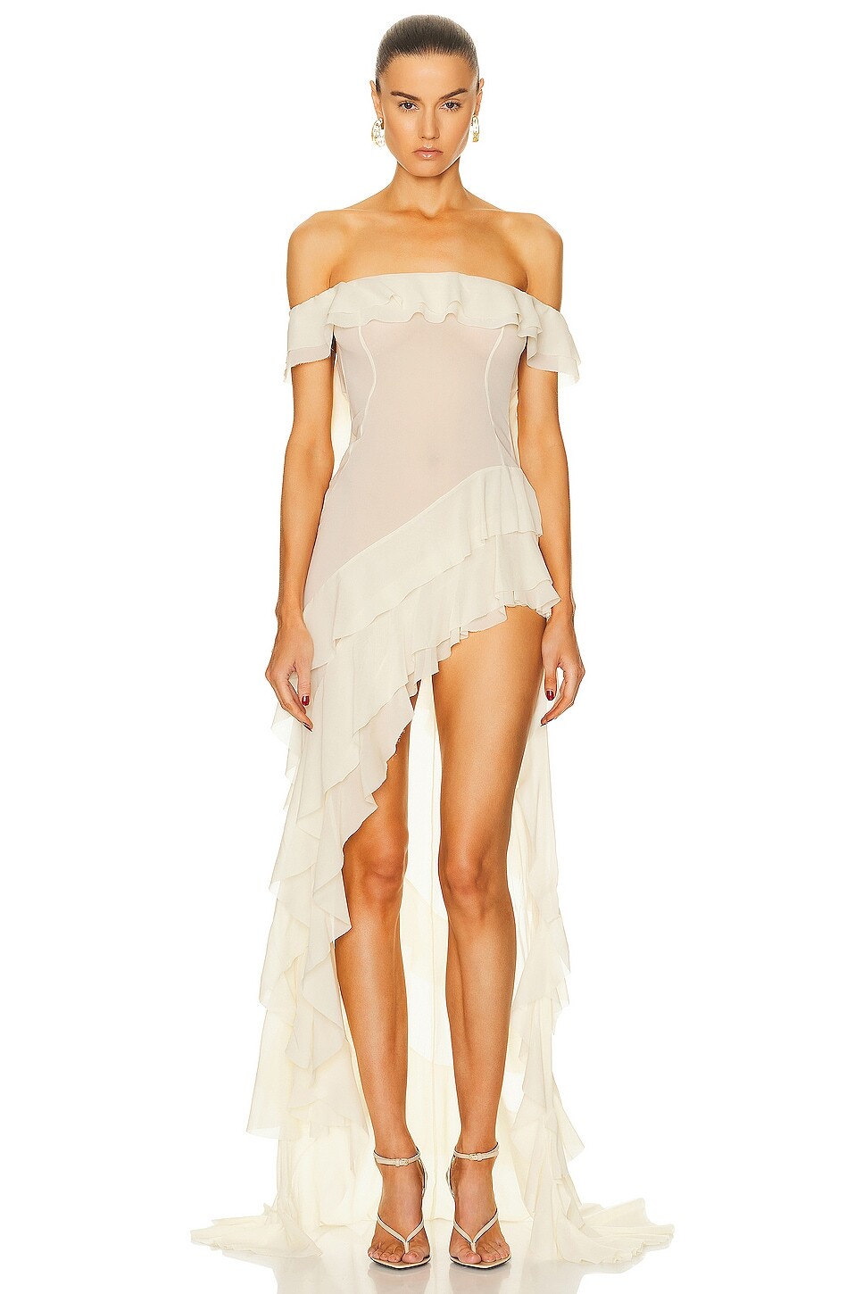 

Платье Helsa The Thea Gown, слоновая кость, Бежевый
