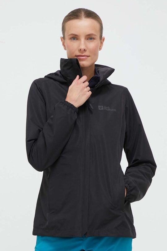 

Уличная куртка Stormy Point Jack Wolfskin, черный