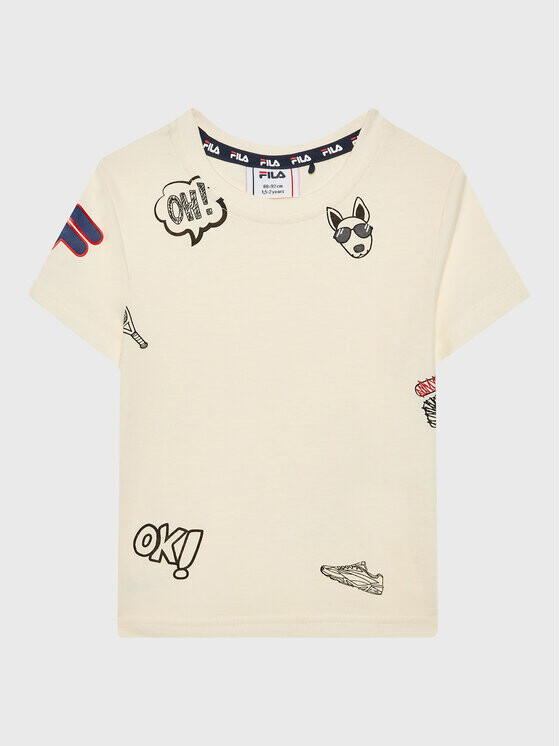 

Футболка стандартного кроя Fila, бежевый