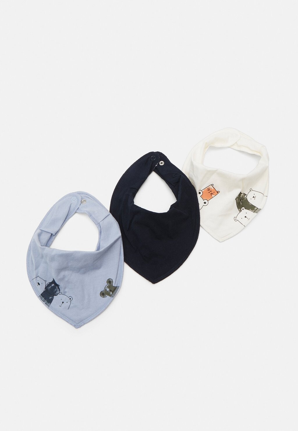 

Нагрудник NBMYASIMTOCCO SCARF BIB 3 PACK UNISEX Name it, цвет jet stream