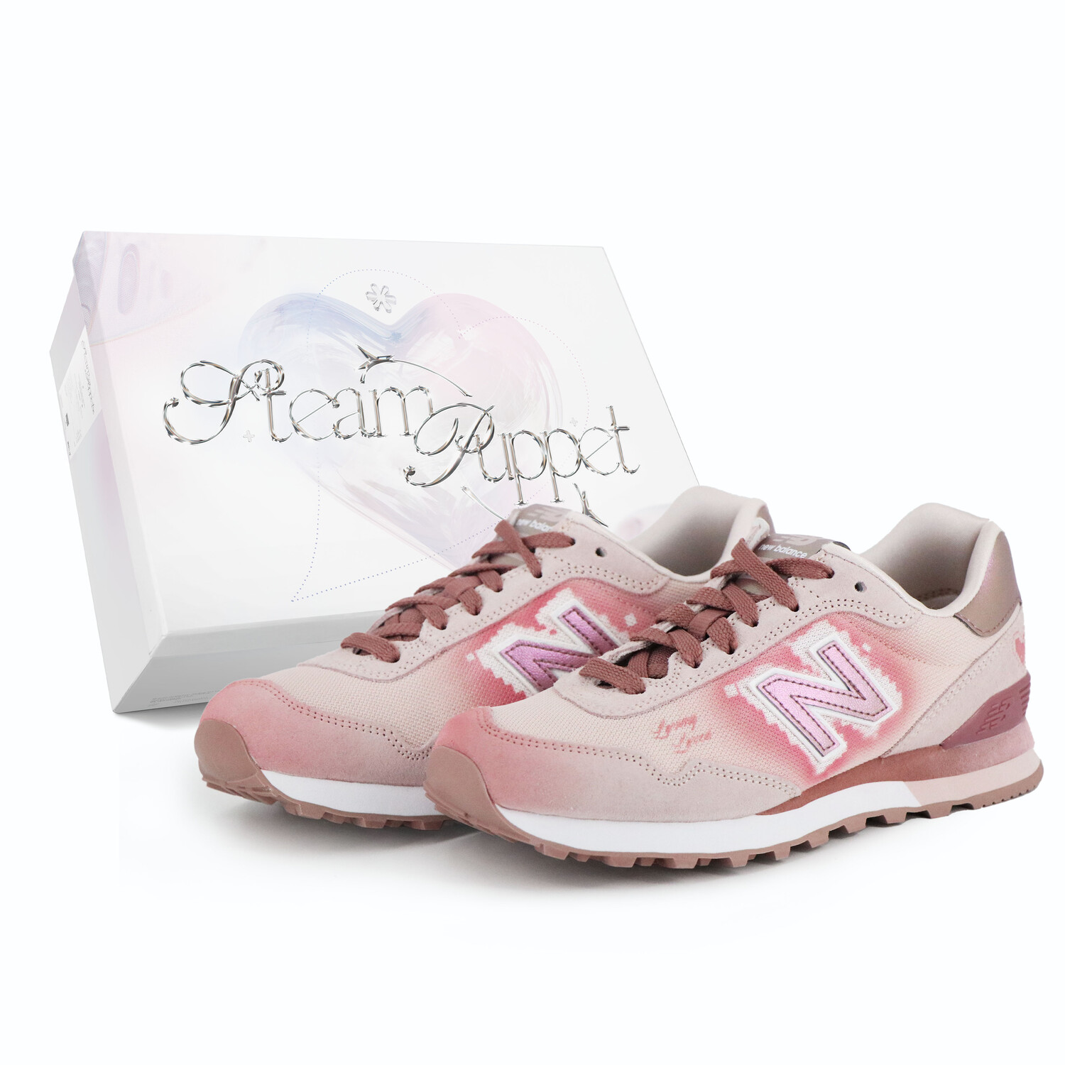 

Кроссовки женские NB 515 Mid Top розовые/белые New Balance