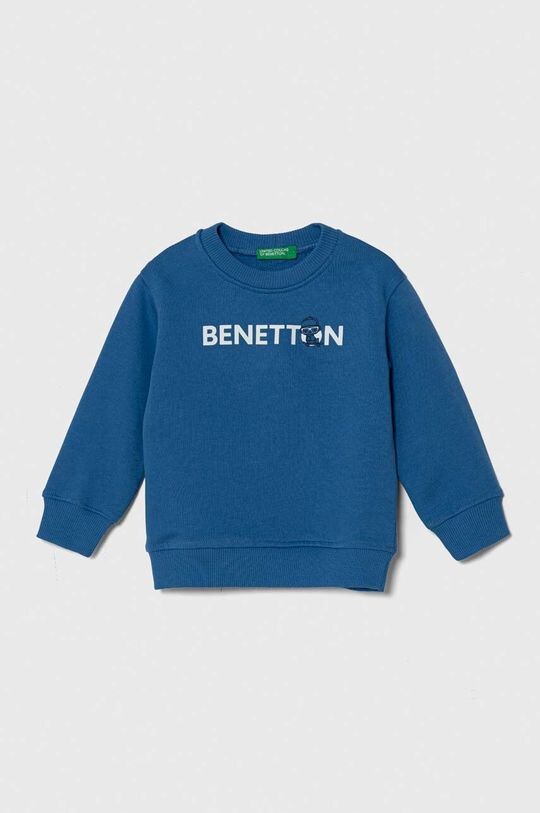 

Детская хлопковая толстовка United Colors of Benetton, синий