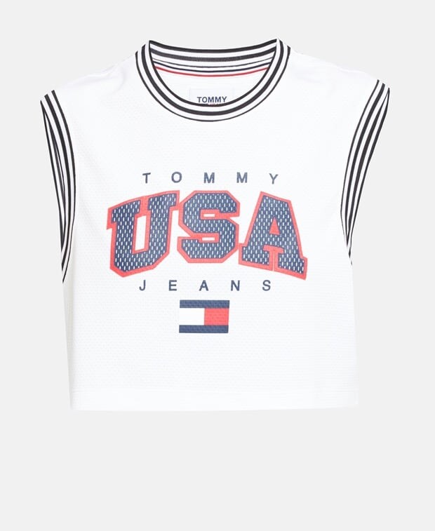

Топ без рукавов Tommy Hilfiger, белый