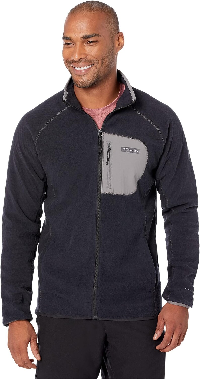 

Куртка Outdoor Tracks Full Zip Columbia, цвет Black/City Grey