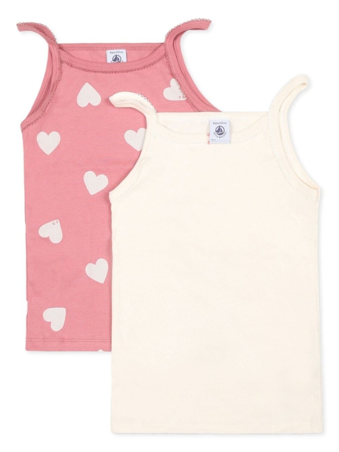 

Платье Petit Bateau без рукавов из органического хлопка, розовый