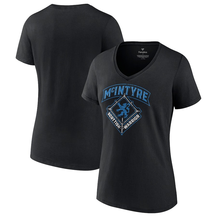 

Футболка с коротким рукавом Fanatics Branded Drew Mcintyre, черный