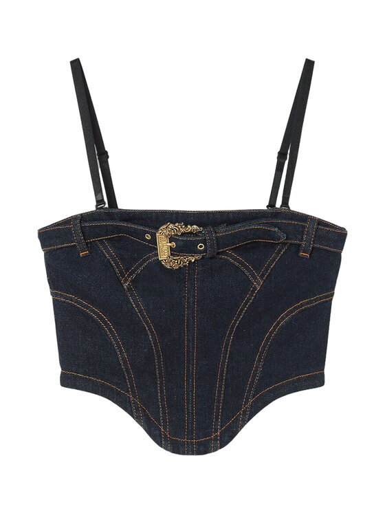 

Топ стандартного кроя Versace Jeans Couture, синий
