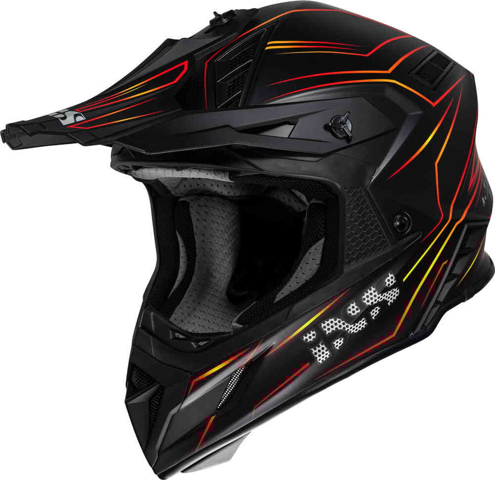 

iXS189FG 2.0 Шлем для мотокросса IXS, черный матовый/красный
