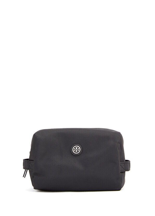 

Косметичка с черным логотипом Tory Burch
