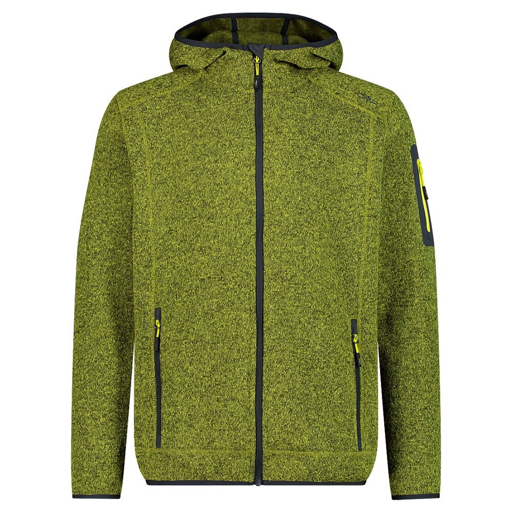 

Толстовка на молнии CMP 3H60847N Hooded, зеленый