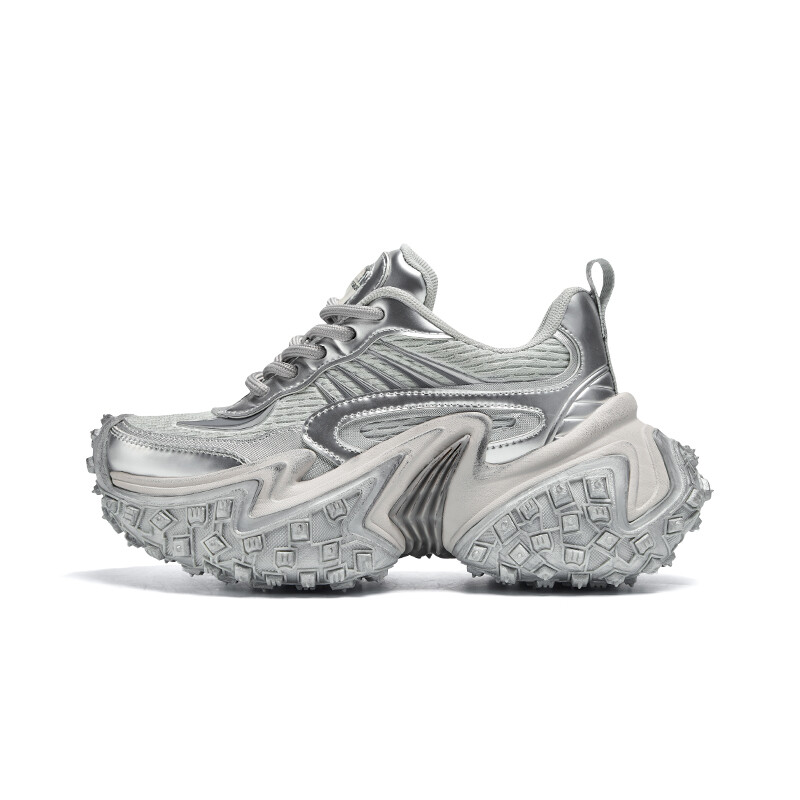 

Кроссовки женские толстые низкие Cherykally, кремовый