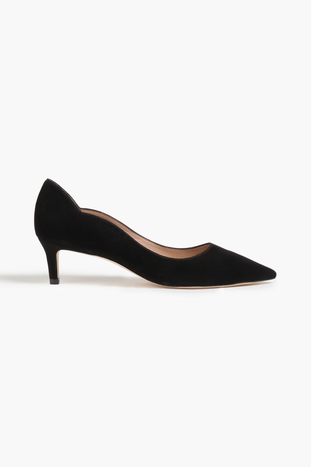 

Замшевые туфли Anny с фестонами Stuart Weitzman, черный