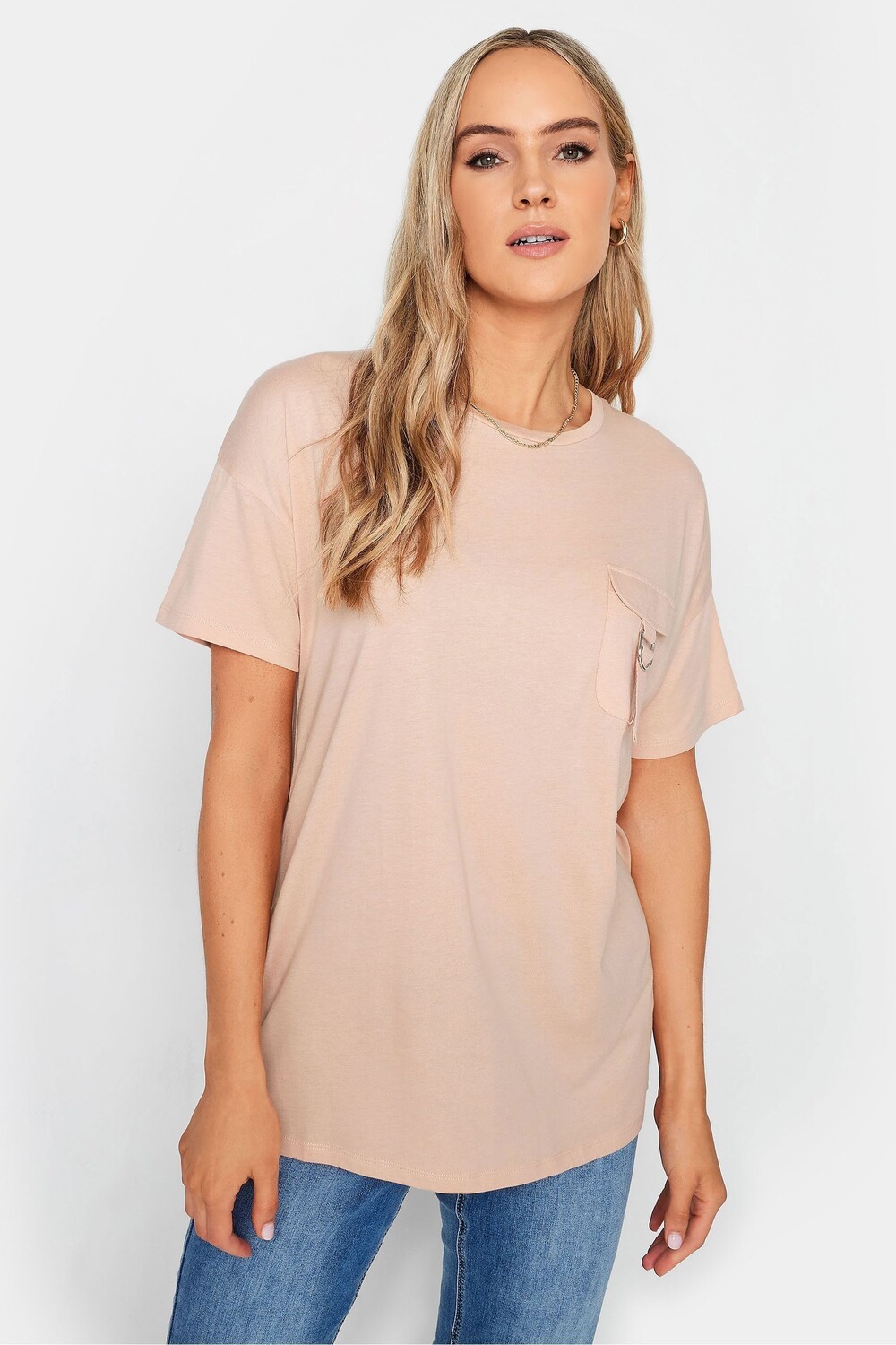 

Футболка с карманами Long Tall Sally, розовый