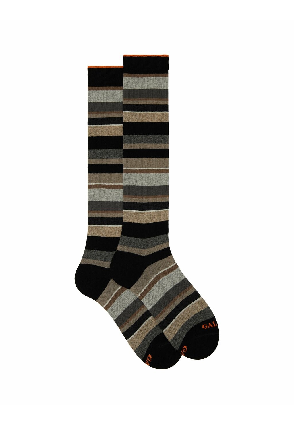 

Носки выше колена WITH STRIPES Gallo, черный