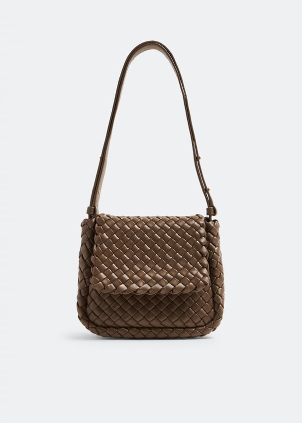 

Сумка через плечо Bottega Veneta Cobble Mini, коричневый