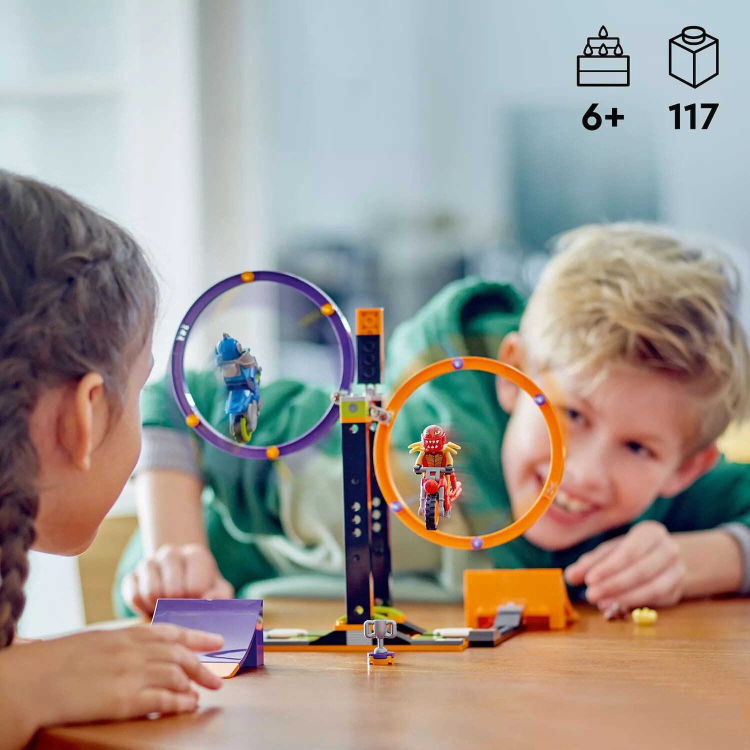 

Lego City Spinning Stunt Challenge 60360 Набор строительных игрушек (117 предметов) LEGO