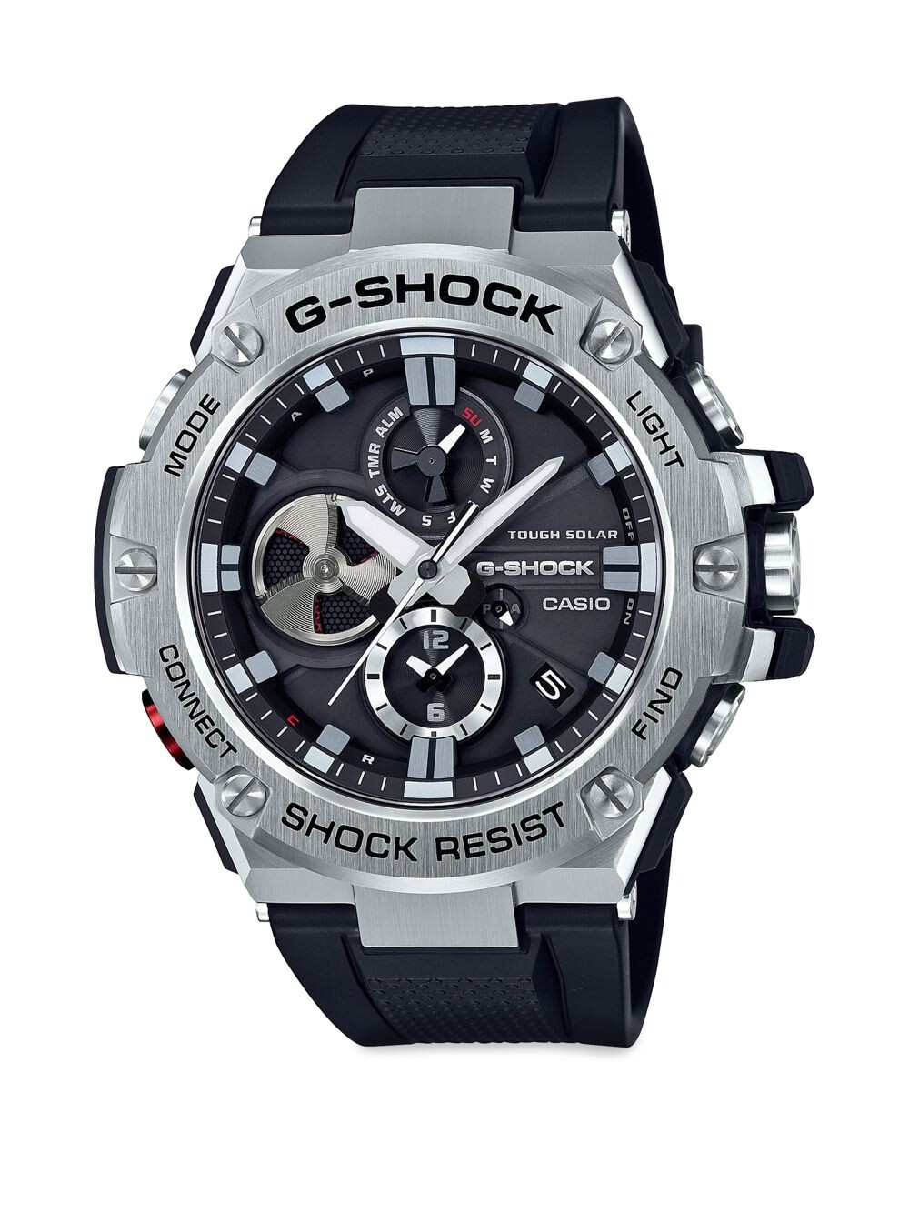 

Часы с ремешком из G-стали G-Shock, серебряный