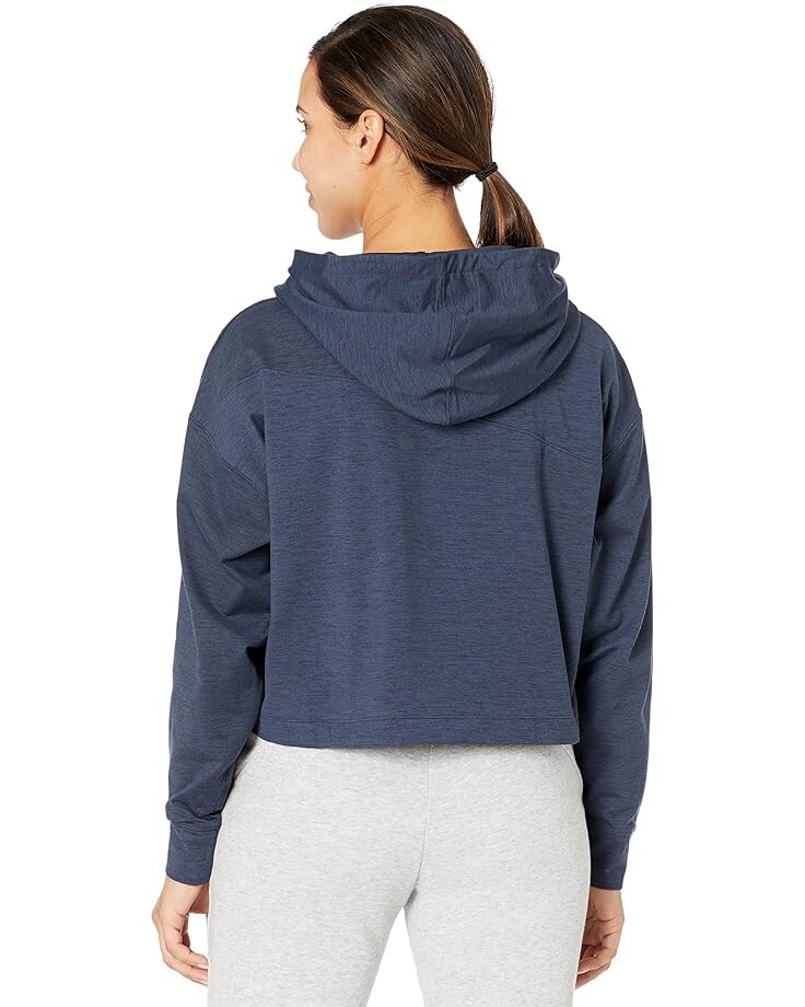 

Худи Puma Cloudspun Cropped Hoodie, цвет Navy Blazer Heather