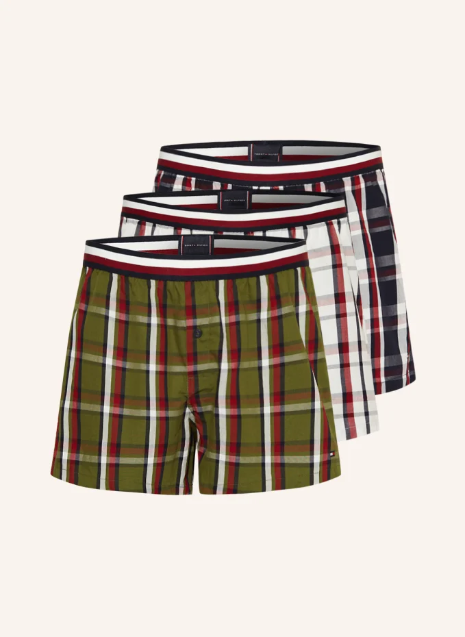 

Комплект из 3 тканых боксеров Tommy Hilfiger, белый