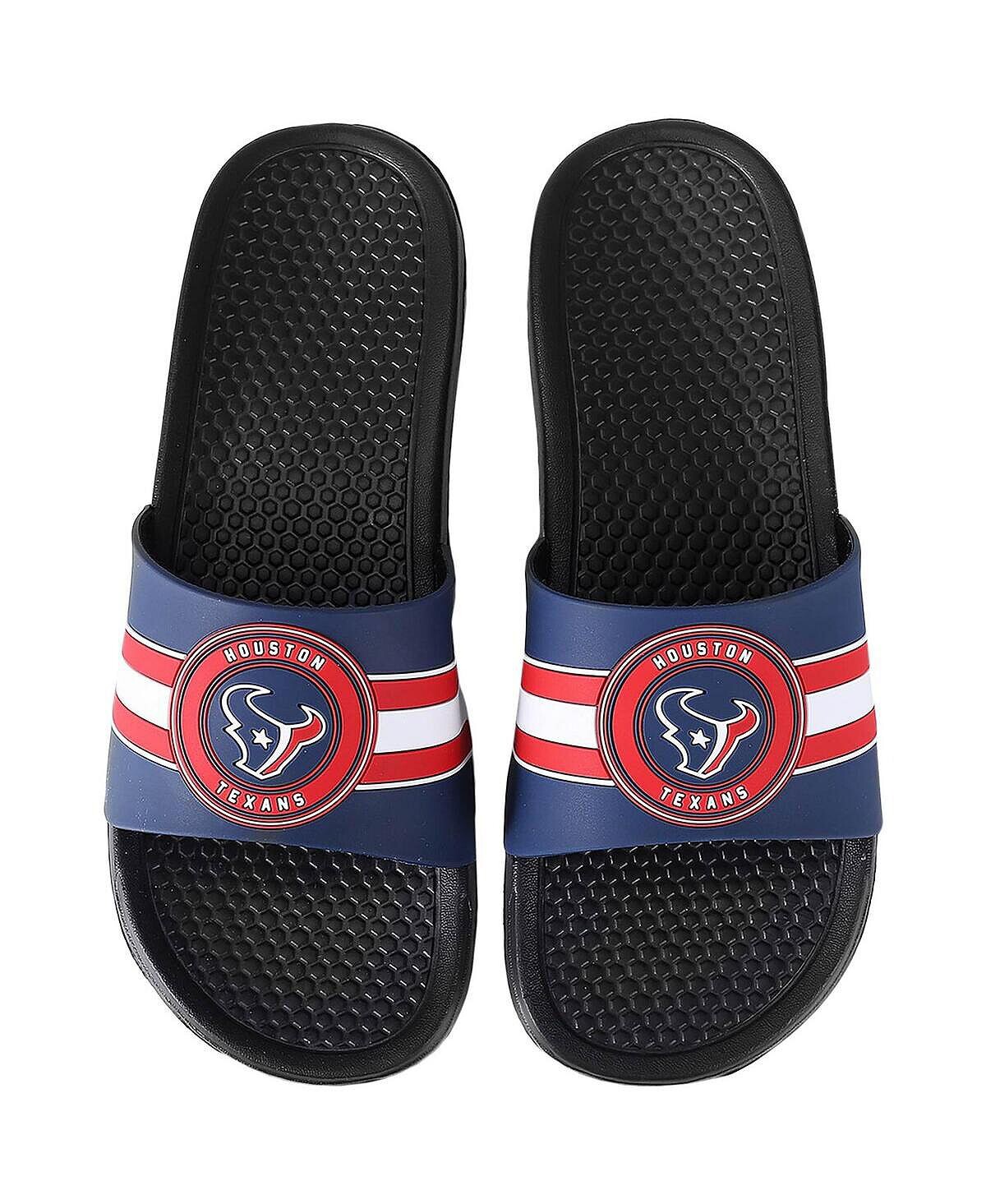 

Мужские шлепанцы с логотипом Houston Texans FOCO