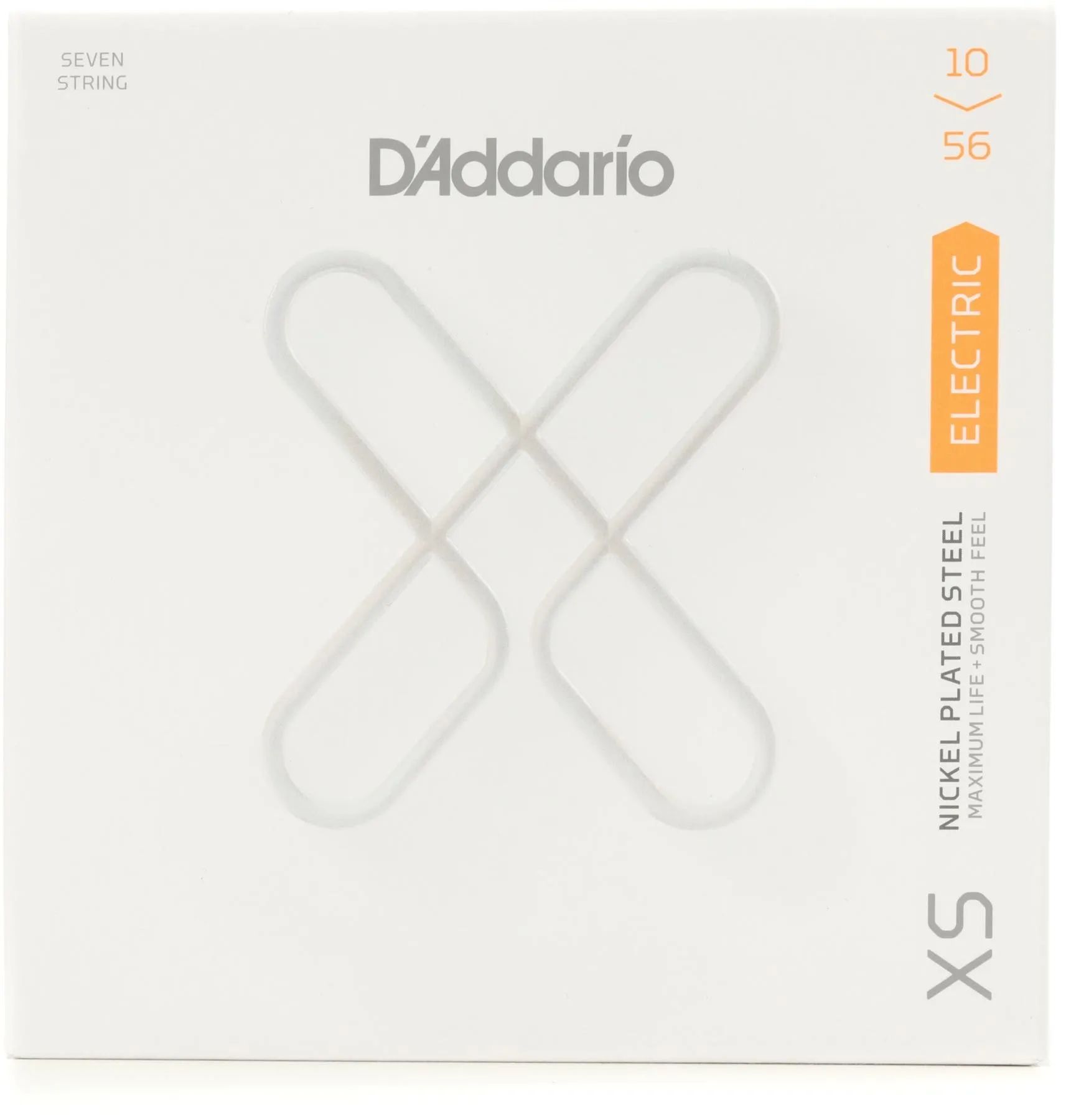 

Новые струны для электрогитары D'Addario XSE1056 с никелированным покрытием — .010-.056, 7-струнные, стандартные