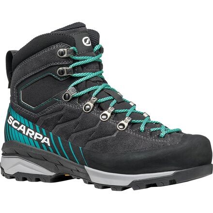 

Походные ботинки Mescalito TRK GTX женские Scarpa, цвет Dark Anthracite/Tropical Green