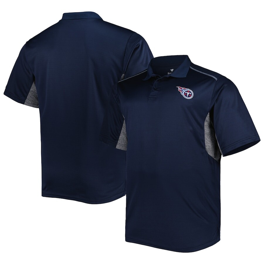 

Поло с коротким рукавом Fanatics Branded Tennessee Titans, нави