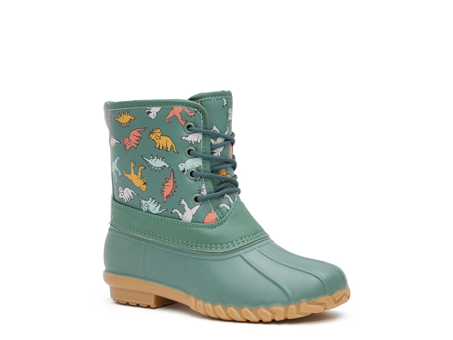 

Ботинки Fabkids Dino Bones Duck, темно-зеленый
