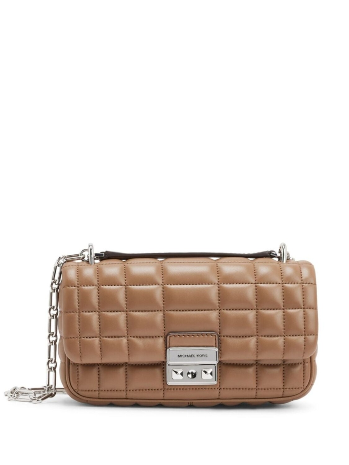 

Michael Michael Kors кожаная сумка через плечо, нейтральный цвет