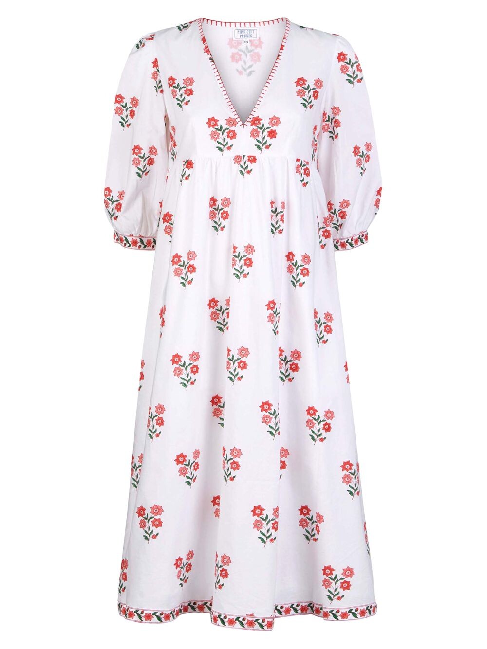 

Розовое платье Tahiti Lydia Pink City Prints, роза