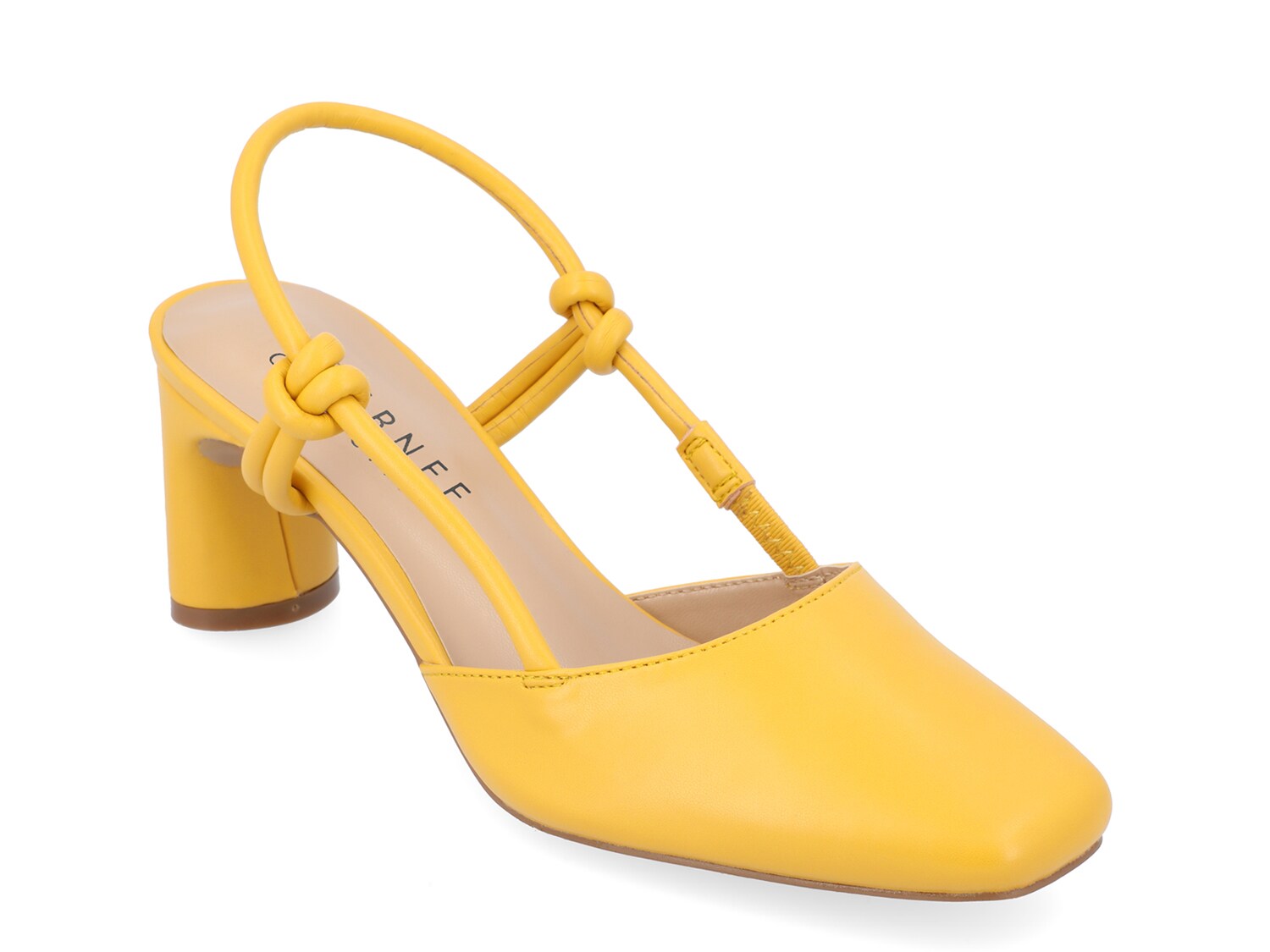 Туфли Journee Collection Margeene, желтый туфли journee collection margeene серо коричневый