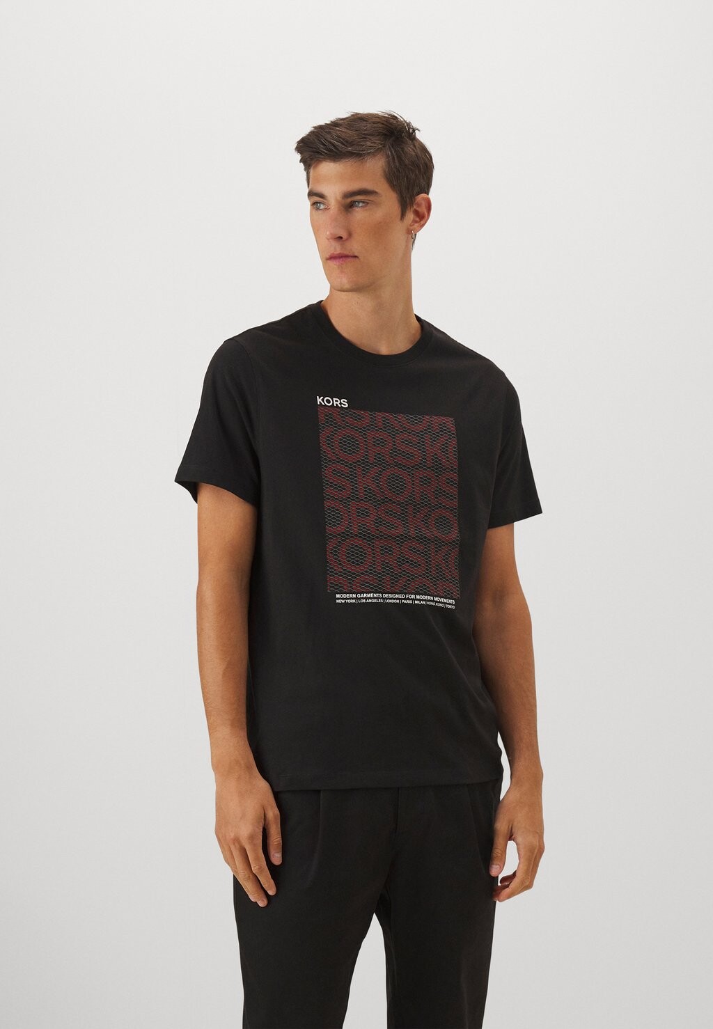 

Футболка с принтом BLOCK TEE Michael Kors, цвет black
