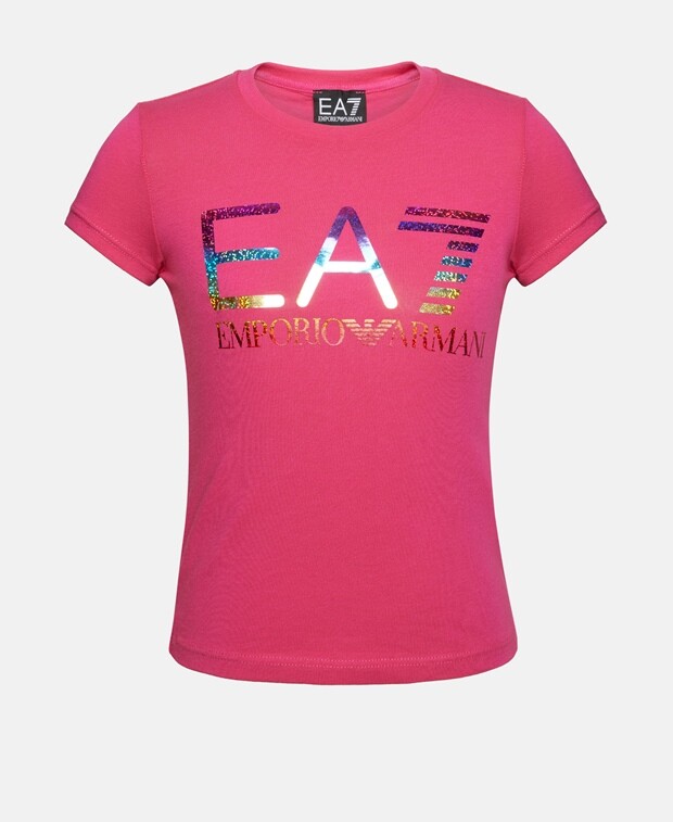 

Футболка EA7 Emporio Armani, розовый