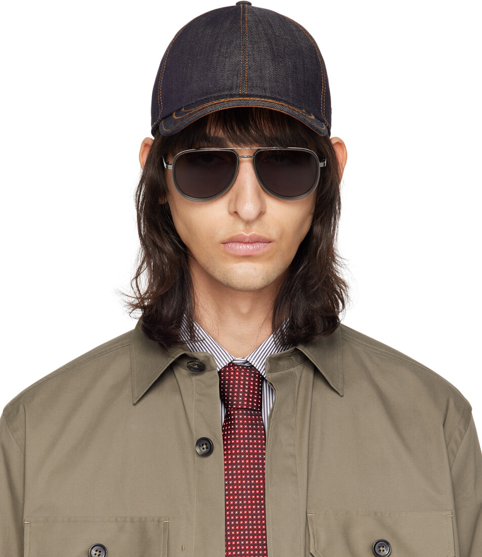 

Джинсовая бейсболка цвета индиго Zegna