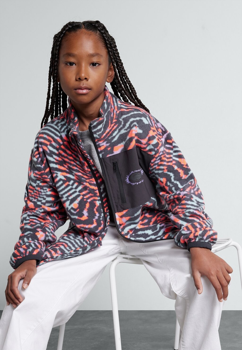 

Флисовая куртка RADICAL TIMES POLAR YOUTH UNISEX Quiksilver, цвет purple rose