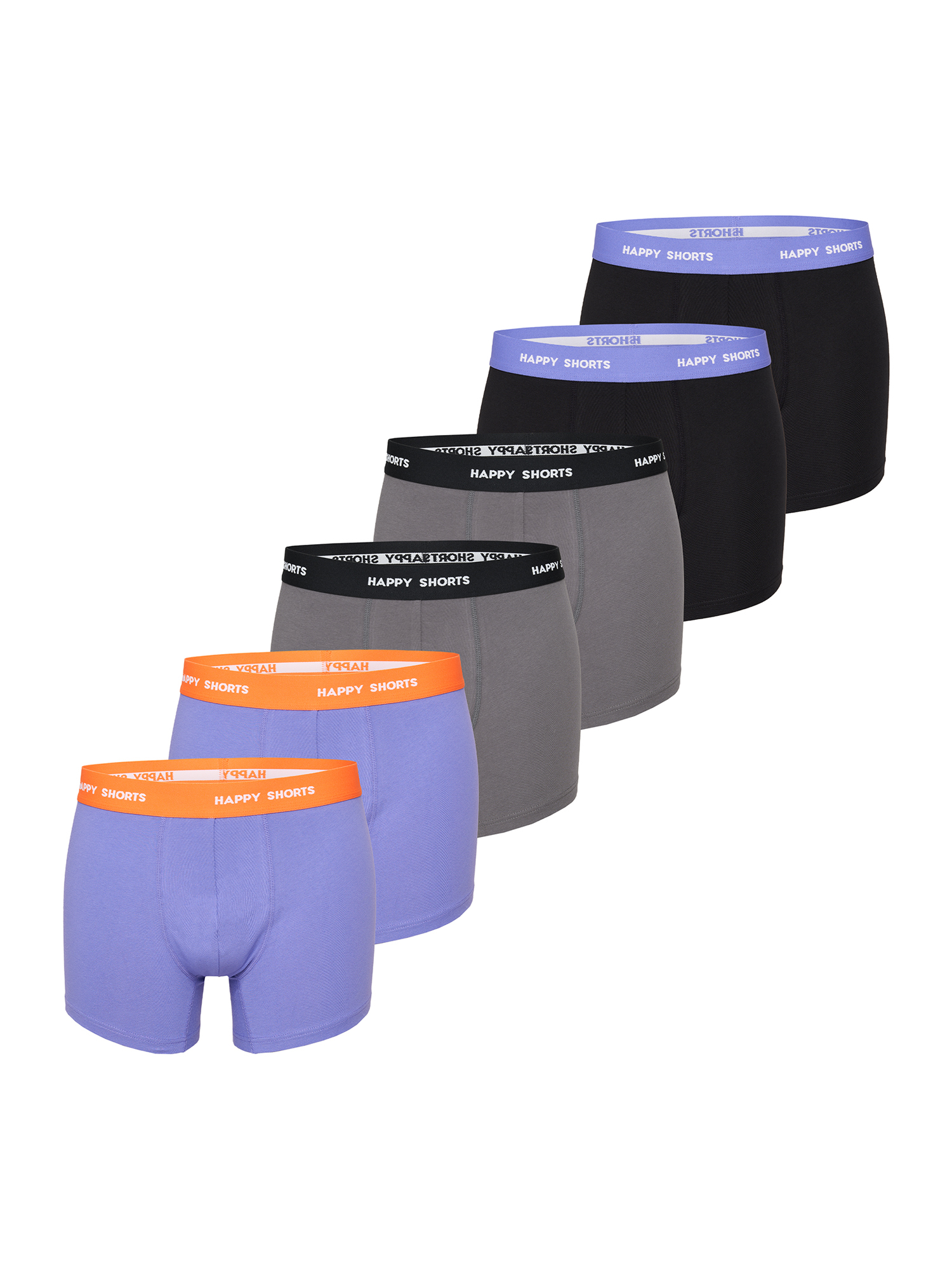 Боксеры Happy Shorts Retro Pants Jersey, цвет purple/black/grey