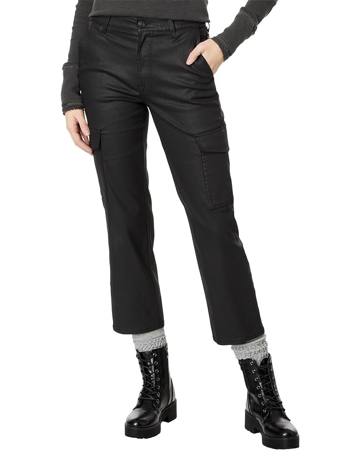 

Джинсы 7 For All Mankind Logan Cargo in Black, черный
